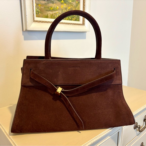 Veronica Beard Suede Top Handle Dash Bag - Picture 3 of 9